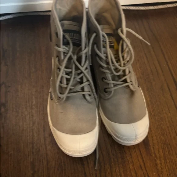 Palladium PAMPA HI Light Tan/khaki Canvas Boots - Picture 3 of 8